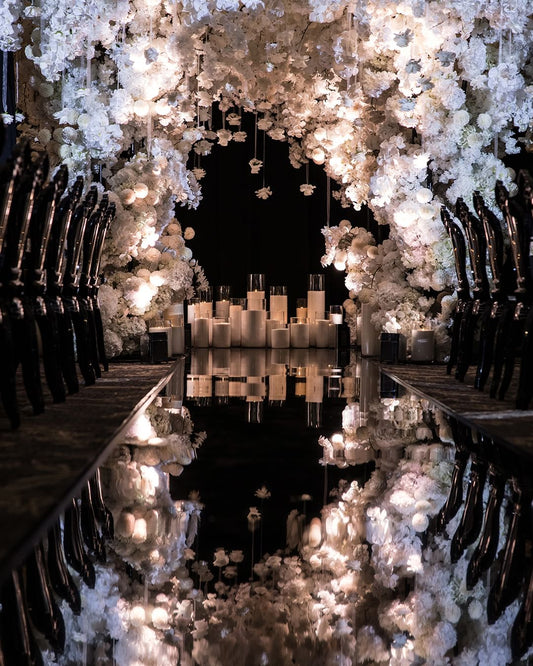 Creating Modern Glamour: A Grand Wedding for Sam & Ashley Crafted by John Emmanuel Floral Events